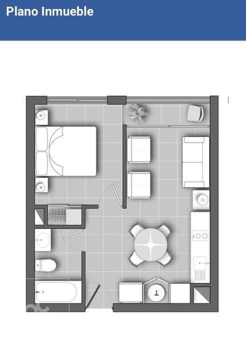 Sara Del Campo 535 Departamento 1514 Comuna Santiago 1 Habitación 1 Baño Metro Santa Lucia