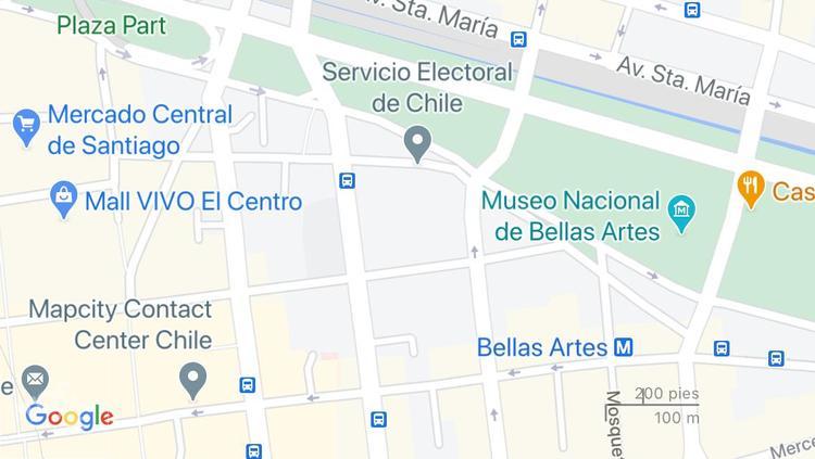 Estudio vintage en barrio Bellas Artes