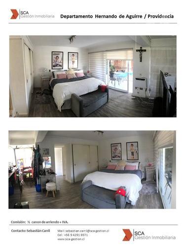 ARRIENDO DEPARTAMENTO HERNANDO DE AGUIRRE. PROVIDENCIA