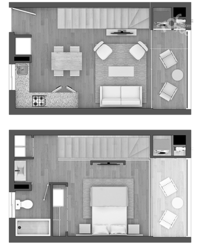 VENTA DEPARTAMENTOS TIPO LOFT NUEVOS / METRO TOESCA