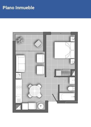 Sara del Campo 535 Departamento 1304 Comuna Santiago 1 Habitación 1 Baño Metro Santa Lucia