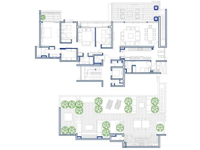 Penthouse nuevo. 420m2, 5B, 4B a pasos de Costanera