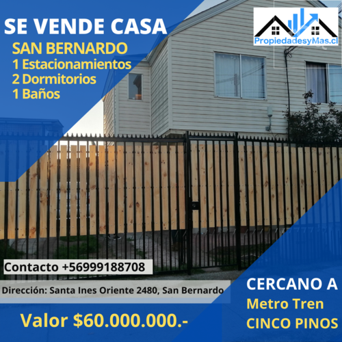 santa ines oriente 2480, San Bernardo