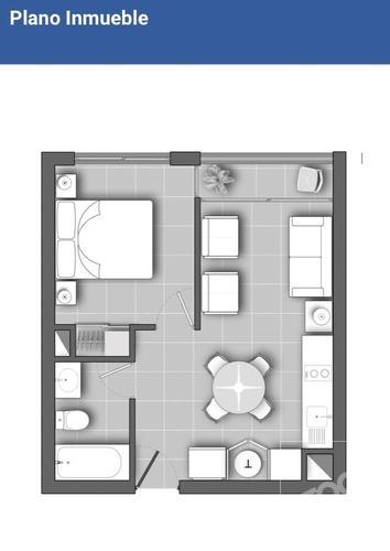 Sara del Campo 535 Departamento 618 Comuna Santiago 1 Habitación 1 Baño Metro Santa Lucia