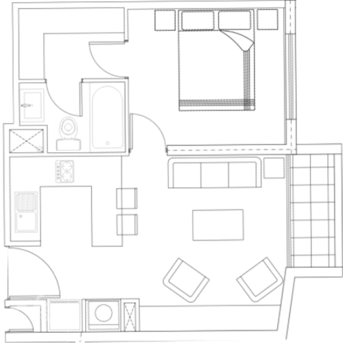 Deptos Estudio y 1 Dormitorio Barrio Republica
