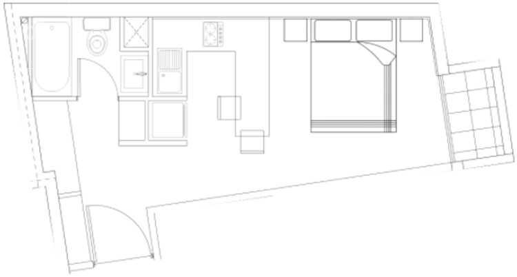 Deptos Estudio y 1 Dormitorio Barrio Republica