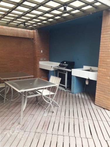 ELEGANTE DEPARTAMENTO 1 DORMITORIO 1 BAÑO TERRAZA, CON ESTACIONAMIENTO Y BODEGA, A PASOS DE METRO LOS LEONES
