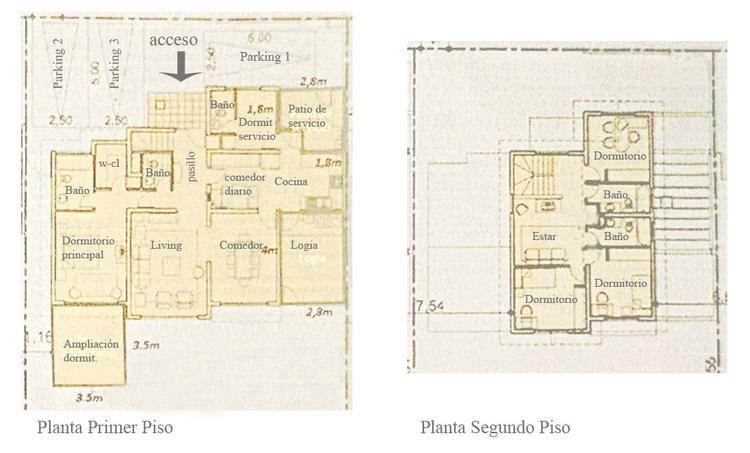 Casa de 2 pisos en exclusivo Condominio, La Reina