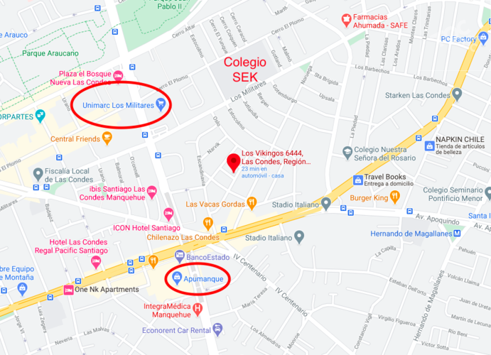 los vikingos 6444, Las Condes