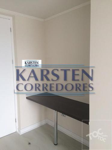 ARRIENDO DEPARTAMENTO DE 1D 1B EN UN PISO 10 VISTA ORIENTE A PASOS DEL METRO ESTACIÓN QUILIN COMUNA DE MACUL