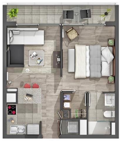 DEPARTAMENTO Emilio Vaisse 760/Barrio Italia Ñuñoa
