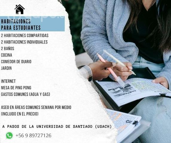Pieza estudiante universitario