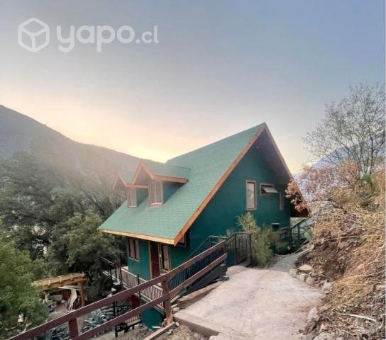 Arriendo casa cajon del maipo vista panoramica